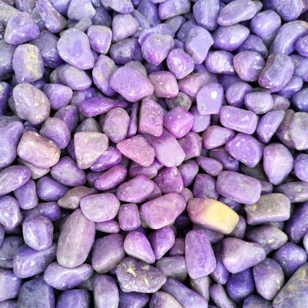 Buy Decorative Violet Medium Pebbles - 500 Gm Online | Urvann.com Decorative Violet Medium Pebbles - 500 Gm