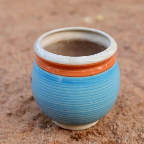 7 Inch Matka Ceramic Pot (Any Colour)