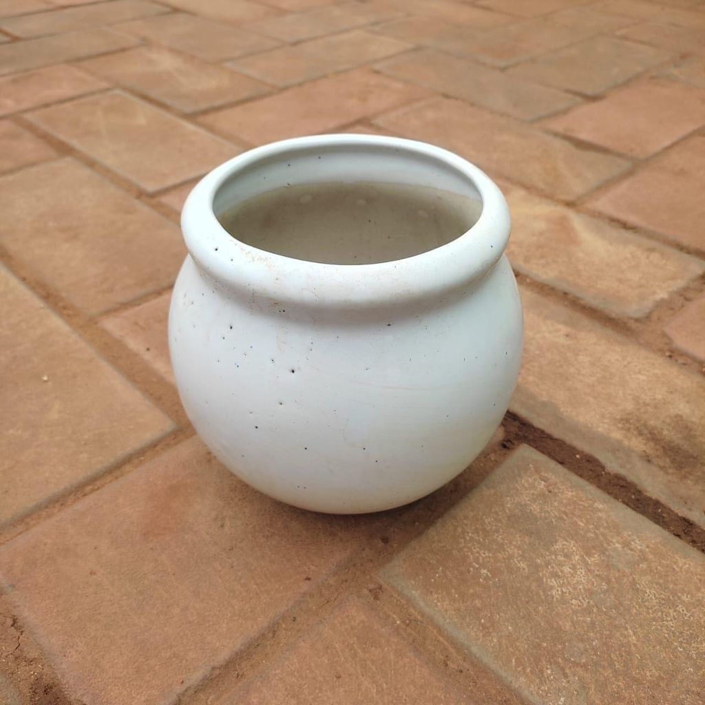 5 Inch Matki Designer Ceramic Pot ( Any Colour)