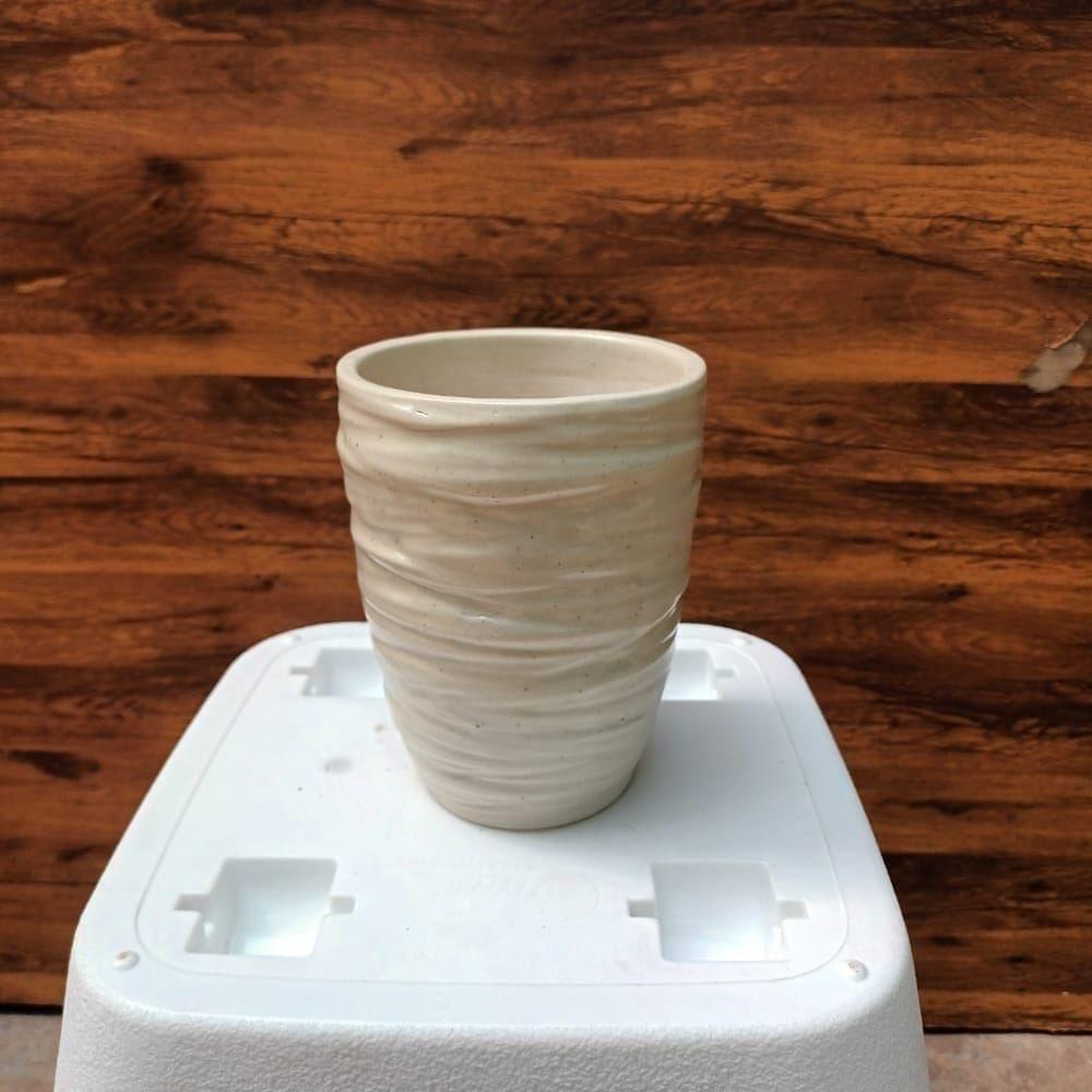 Buy 5 Inch Scratchy Designer Glass Ceramic Pot Online | Urvann.com 5 Inch Scratchy Designer Glass Ceramic Pot