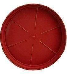 8 Inch Red Plastic Tray