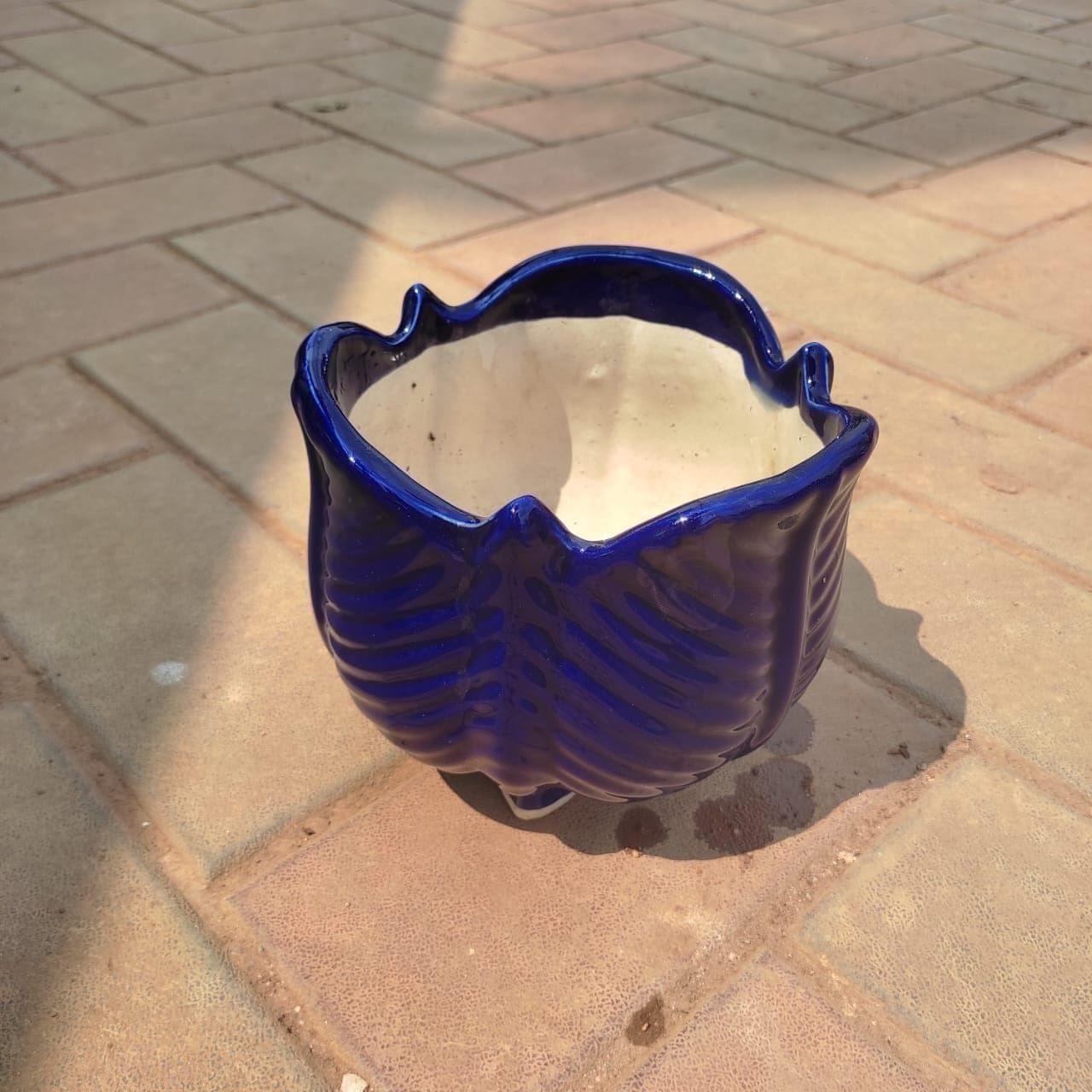 6 Inch Classy Kamal Designer Ceramic Pot (any colour)