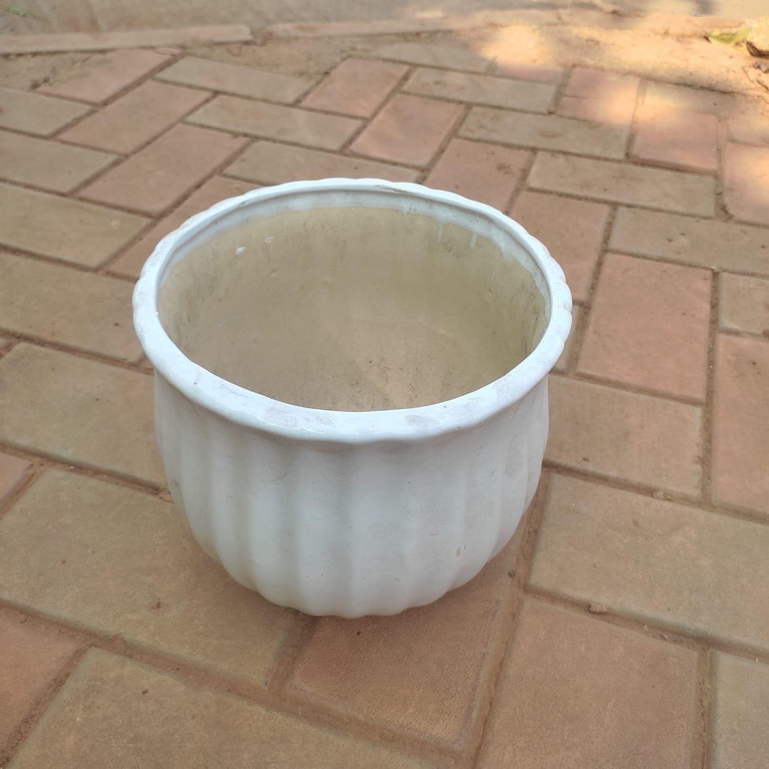 10 Inch Handi Collar Designer Ceramic Pot (any colour)