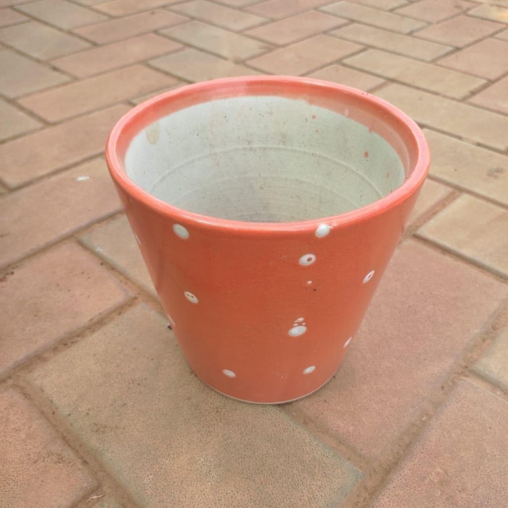 10 Inch Balti Designer Ceramic Pot (any colour)