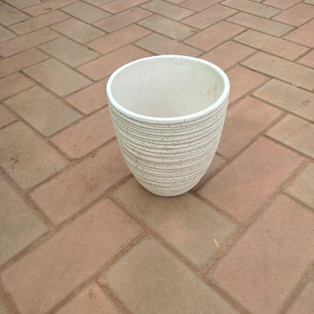 Buy 8 Inch White Glass Designer Ceramic Pot Online | Urvann.com 8 Inch White Glass Designer Ceramic Pot