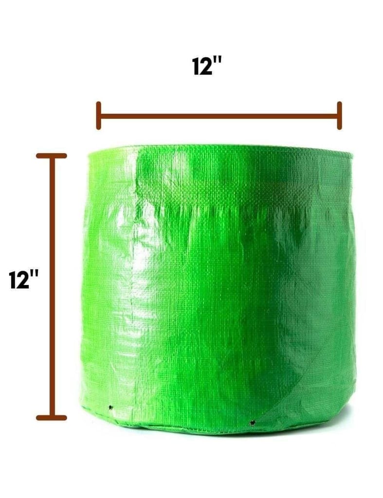Grow bags green 12X12