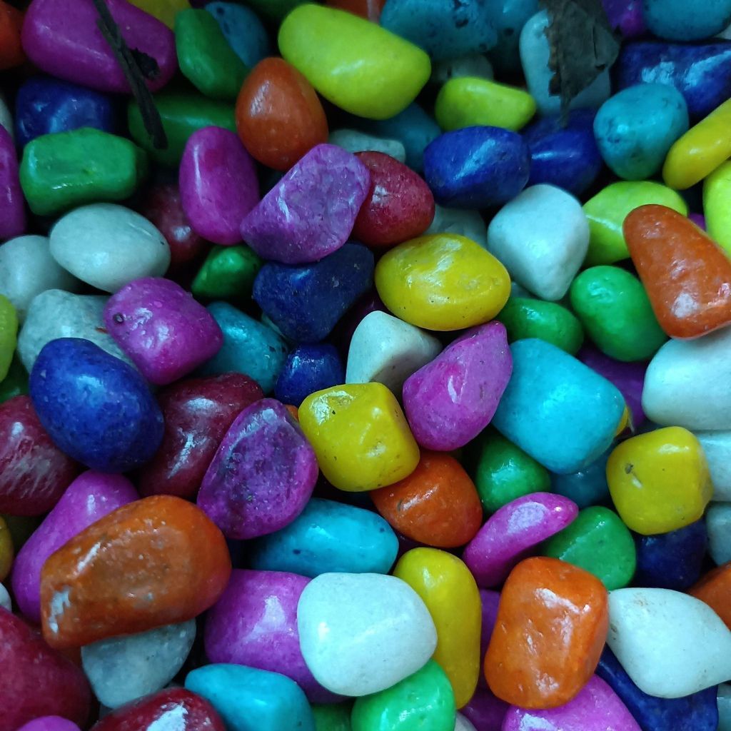 Colourful Pebbles - 1 kg