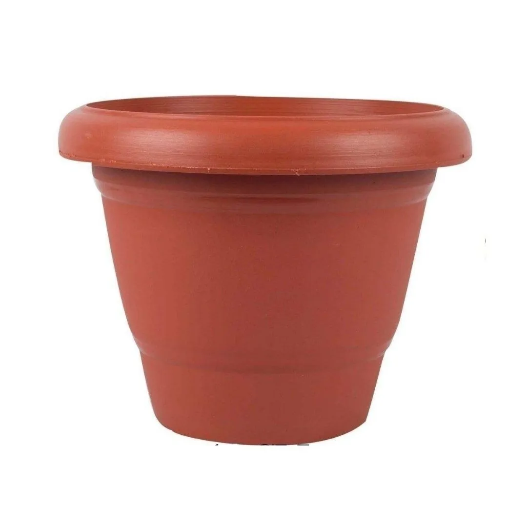 16 Inch Red Plastic Pot