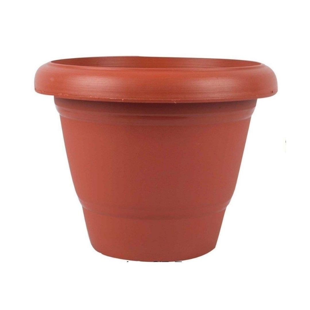 18 Inch Red Plastic Pot