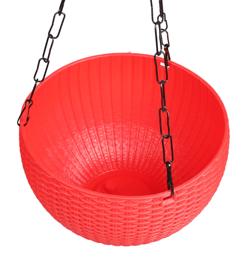 6 Inch Hanging Chain Basket (any colour)