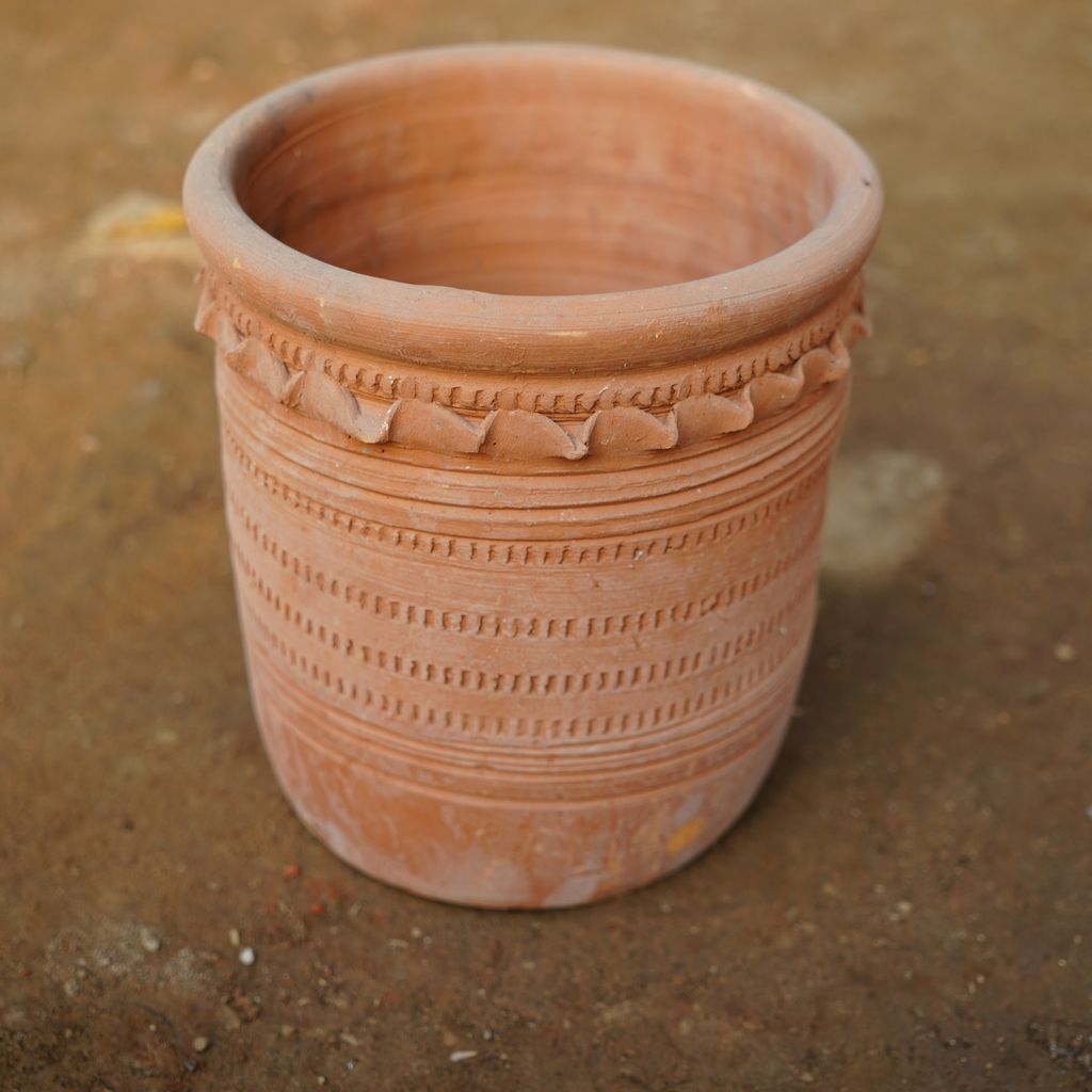 8 Inch Pipe Designer Clay Pot