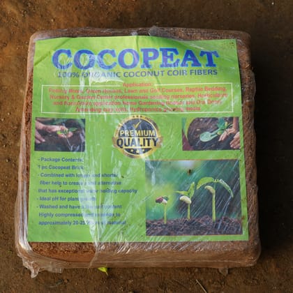 Buy Cocopeat Brick - 5 kg Online | Urvann.com