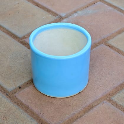Buy 4 Inch Classy Cylindrical Ceramic Pot (any colour) Online | Urvann.com
