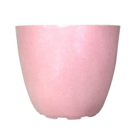 4 Inch Pink Marble Premium Orchid Round Plastic Pot