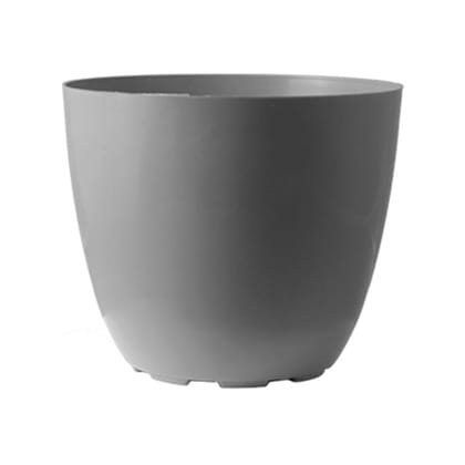 Buy 8 Inch Grey Premium Orchid Round Plastic Pot Online | Urvann.com