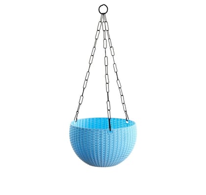 Buy 7 X 4.5 Inch Blue Premium Euro Hanging Plastic Pot Online | Urvann.com