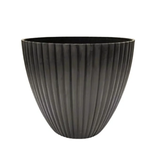7 Inch Grey Premium Vector Plastic Pot