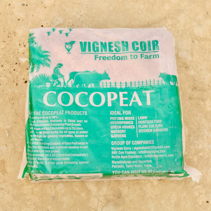 Buy Cocopeat Brick - 5 Kg Online | Urvann.com