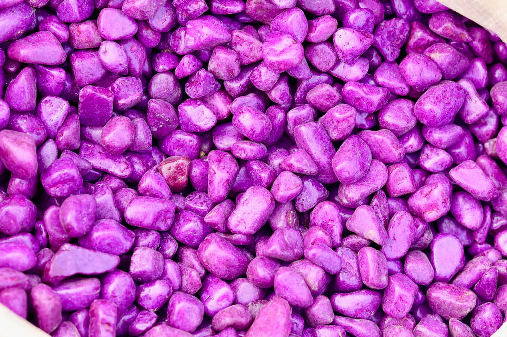 Decorative Small Purple Pebbles - 1 Kg