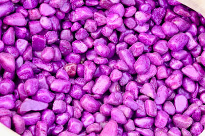 Buy Decorative Small Purple Pebbles - 1 Kg Online | Urvann.com