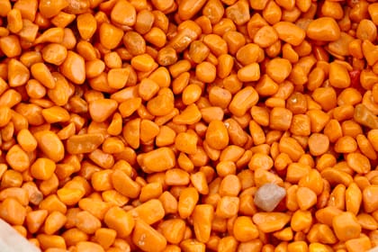 Buy Decorative Small Orange Pebbles - 1 Kg Online | Urvann.com
