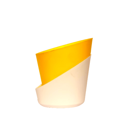 Buy 4 Inch Sunshine Yellow Dublin Self Watering Pot Online | Urvann.com