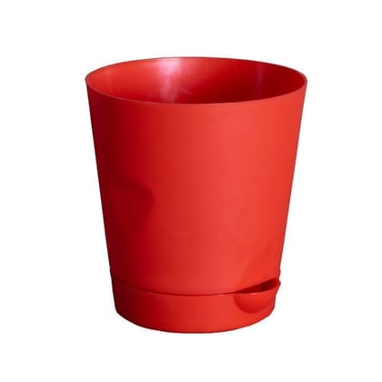 Buy 4 Inch Red Florence Self Watering Pot Online | Urvann.com