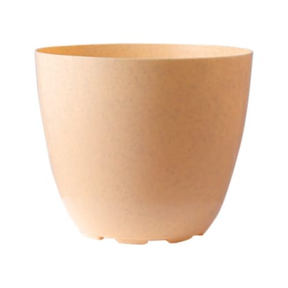 Buy 6 Inch Beige Marble Premium Orchid Round Plastic Pot Online | Urvann.com