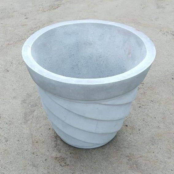 14 Inch Designer Cement Pot