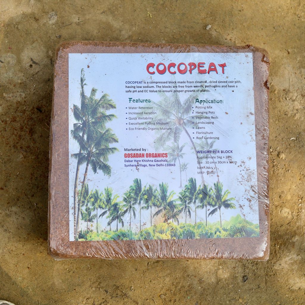 Cocopeat Brick - 5 Kg