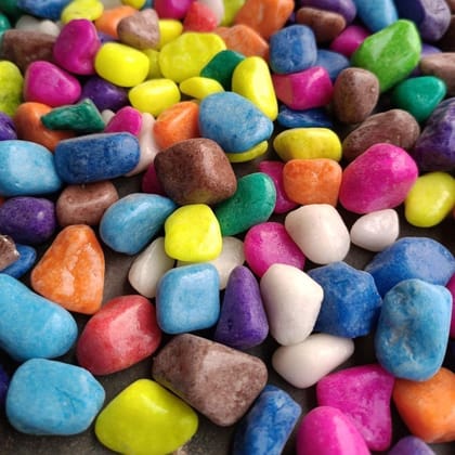 Buy Decorative Multicoloured Stone Pebbles - 1 Kg Online | Urvann.com
