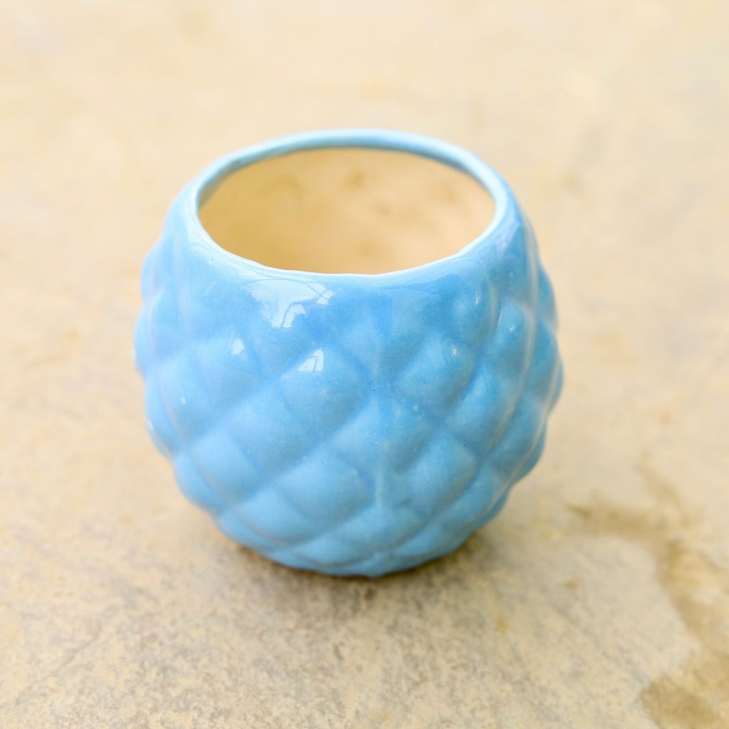 5 Inch Bowl Diamond Designer Ceramic Pot