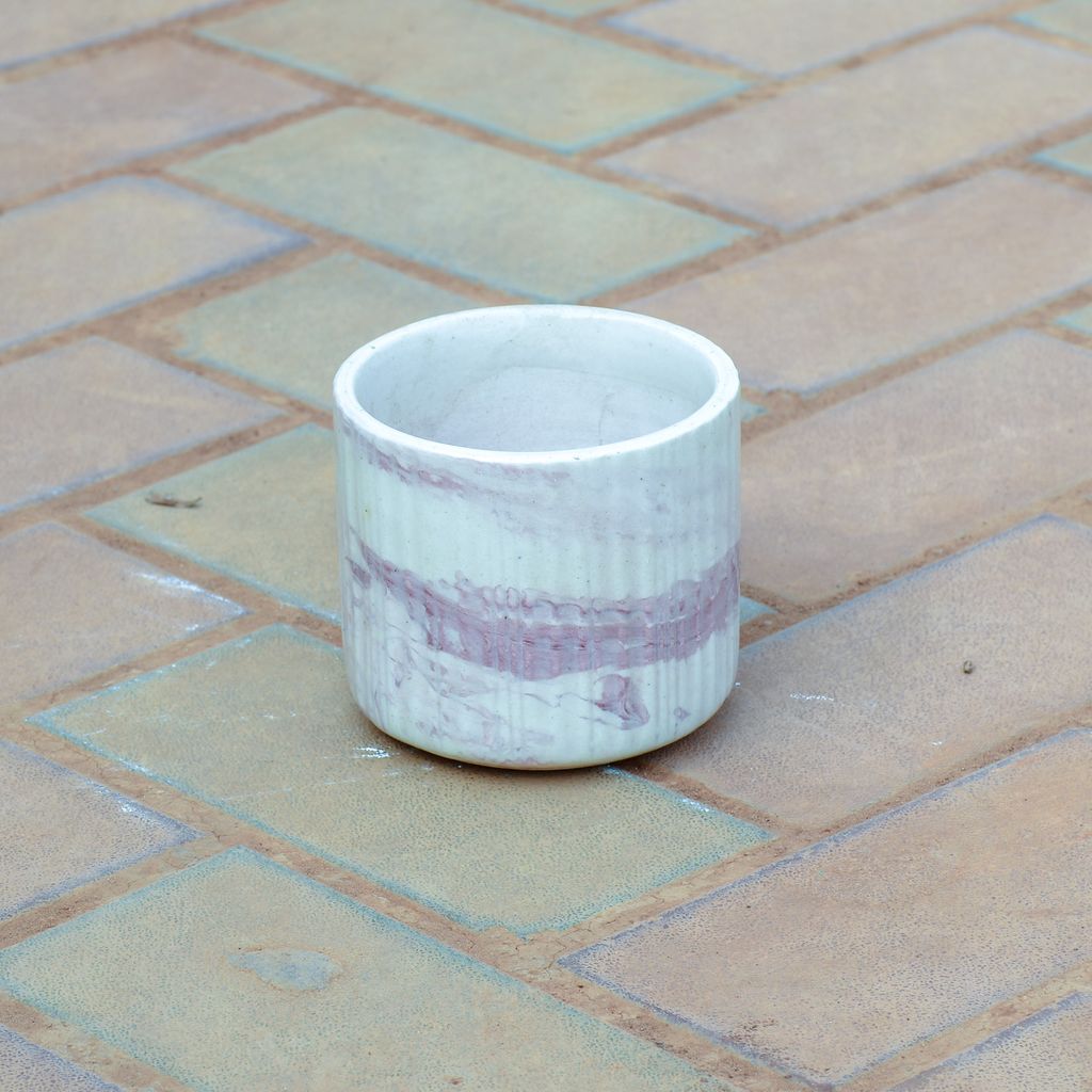 Buy 4 Inch Cup Designer Ceramic Pot (any colour & design) Online | Urvann.com 4 Inch Cup Designer Ceramic Pot (any colour & design)