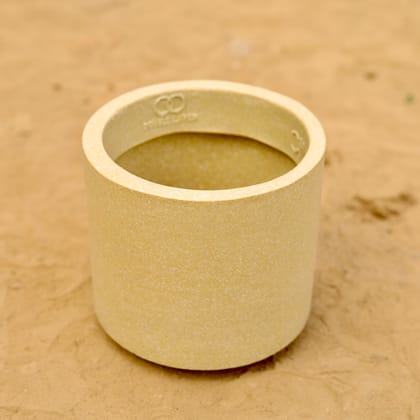 Buy 6 Inch Beige Cylindrical Fiberglass Pot Online | Urvann.com