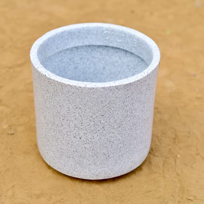 Buy 8 Inch White Cylindrical Fiberglass Pot Online | Urvann.com