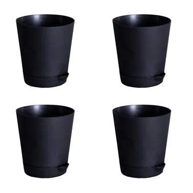 Set of 20 - 4 Inch Green Florence Self Watering Pots
