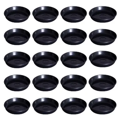 Set of 20 - 8 Inch Black Premium Black Tray - To keep under the Pot
