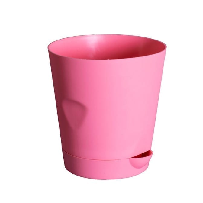 4 Inch Pink Florence Self Watering Pot