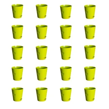 Set of 20 - 4 Inch Green Florence Self Watering Pot
