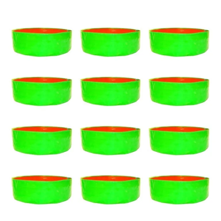 Set of 12 - 18 X 9 Inch KIVO Grow Bag - 260 GSM UV Stabilized Durable Premium material