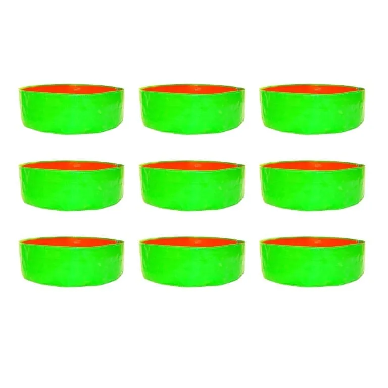 Set of 9 - 18 X 9 Inch KIVO Grow Bag - 260 GSM UV Stabilized Durable Premium material