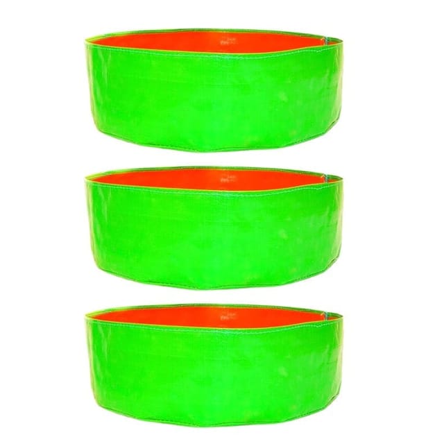 Set of 3 - 18 X 9 Inch KIVO Grow Bag - 260 GSM UV Stabilized Durable Premium material
