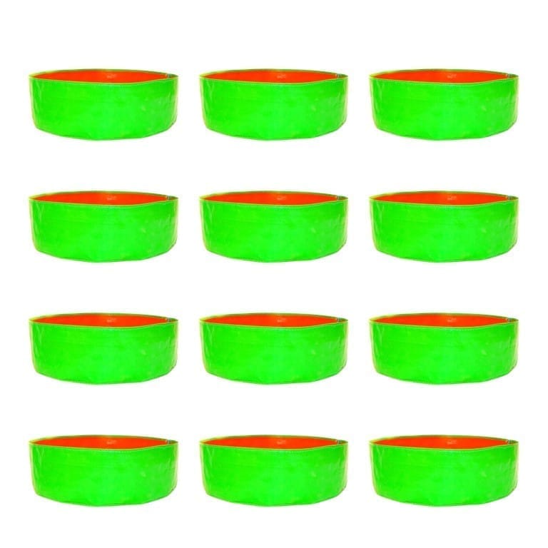 Set of 12 - 18 X 9 Inch KIVO Grow Bag - 260 GSM UV Stabilized Durable Premium material