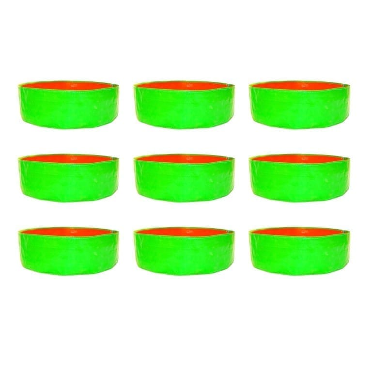 Set of 9 - 18 X 9 Inch KIVO Grow Bag - 260 GSM UV Stabilized Durable Premium material