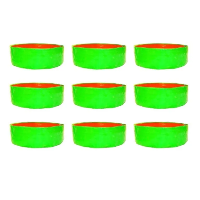 Set of 9 - 18 X 9 Inch KIVO Grow Bag - 260 GSM UV Stabilized Durable Premium material