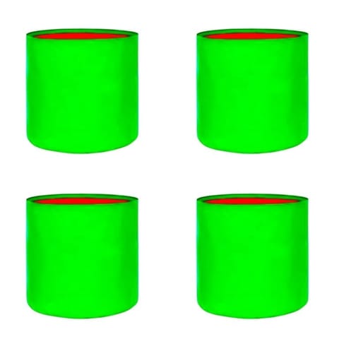 Set of 4 - 9 X 9 Inch KIVO Grow Bag - 260 GSM UV Stabilized Durable Premium material