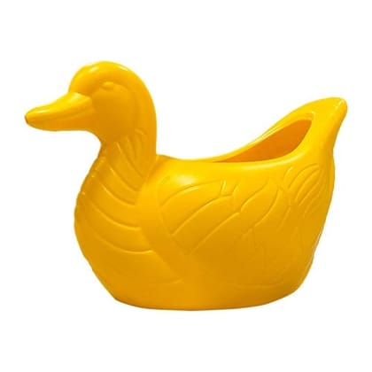 Buy 6.5 X 5.5 Inch Yellow Premium Duck Plastic Pot Online | Urvann.com