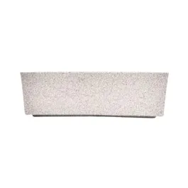 18 X 6 Inch White Premium Avis Fiberglass Planter - Durable large size decoratiive fiber pot for indoor outdoor plants with 5 year warranty