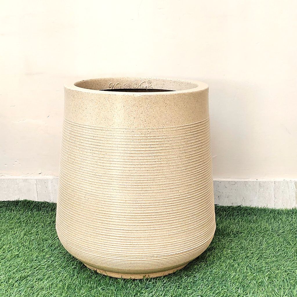 12 X 12 Inch Sandstone Premium Sierra Fiberglass Planter - Durable large size decoratiive fiber pot for indoor outdoor plants with 5 year warranty 12 X 12 Inch Sandstone Premium Sierra Fiberglass Planter - Durable large size decoratiive fiber pot for indoor outdoor plants with 5 year warranty