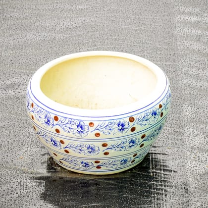 Buy 4 Inch Bowl Designer Ceramic Pot (any colour & Design) Online | Urvann.com